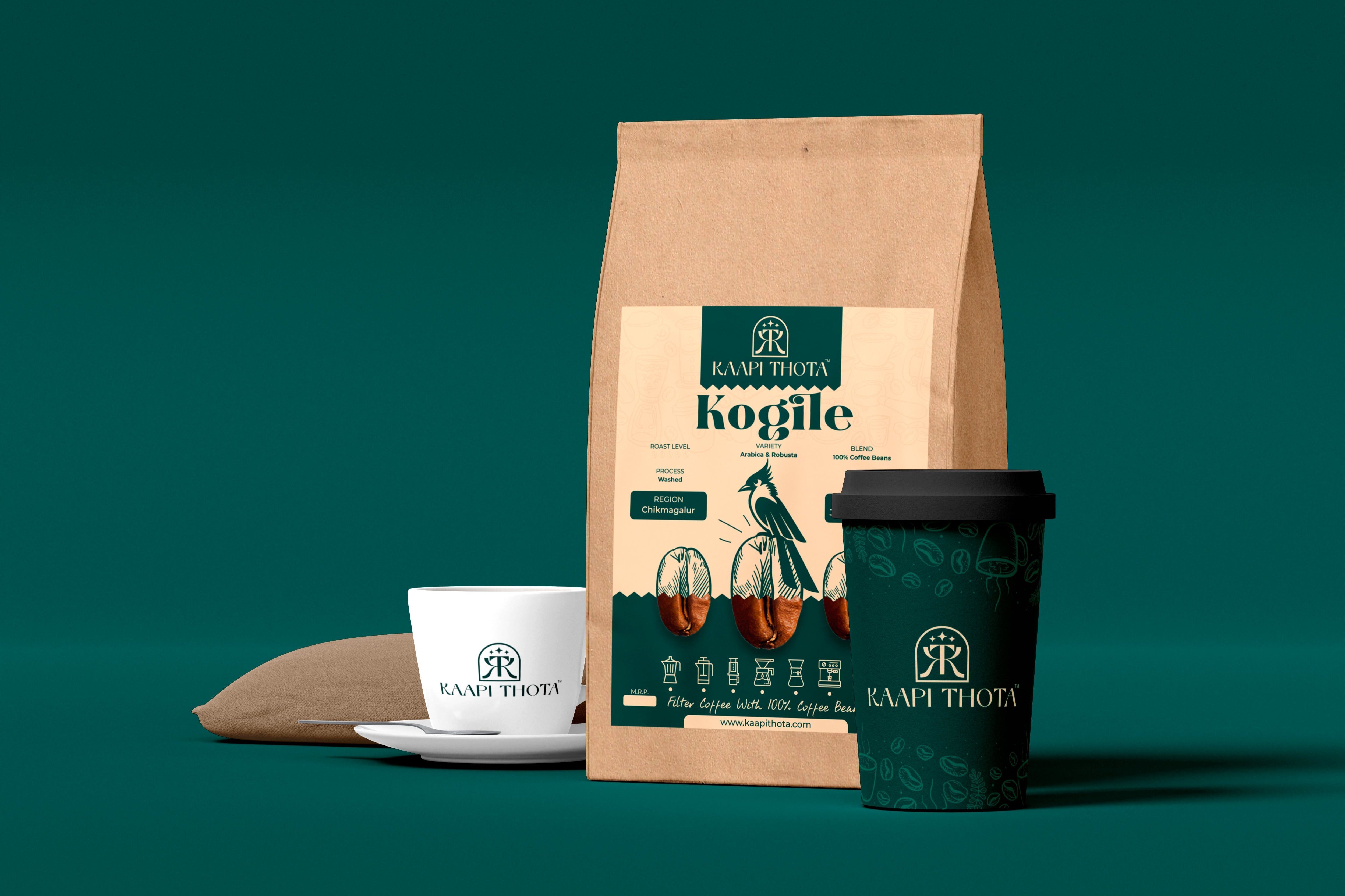 Kogile - Filter Coffee Blend with 100% Coffee Beans - Chikmagalur