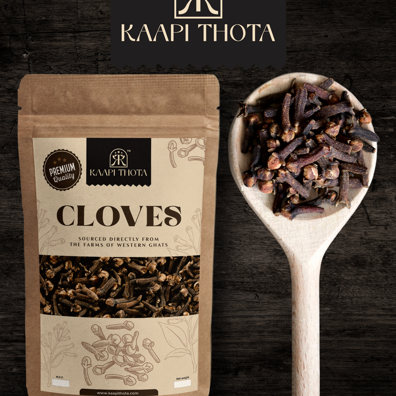 Kaapi Thota Premium Cloves: Sourced from the Scenic Western Ghats