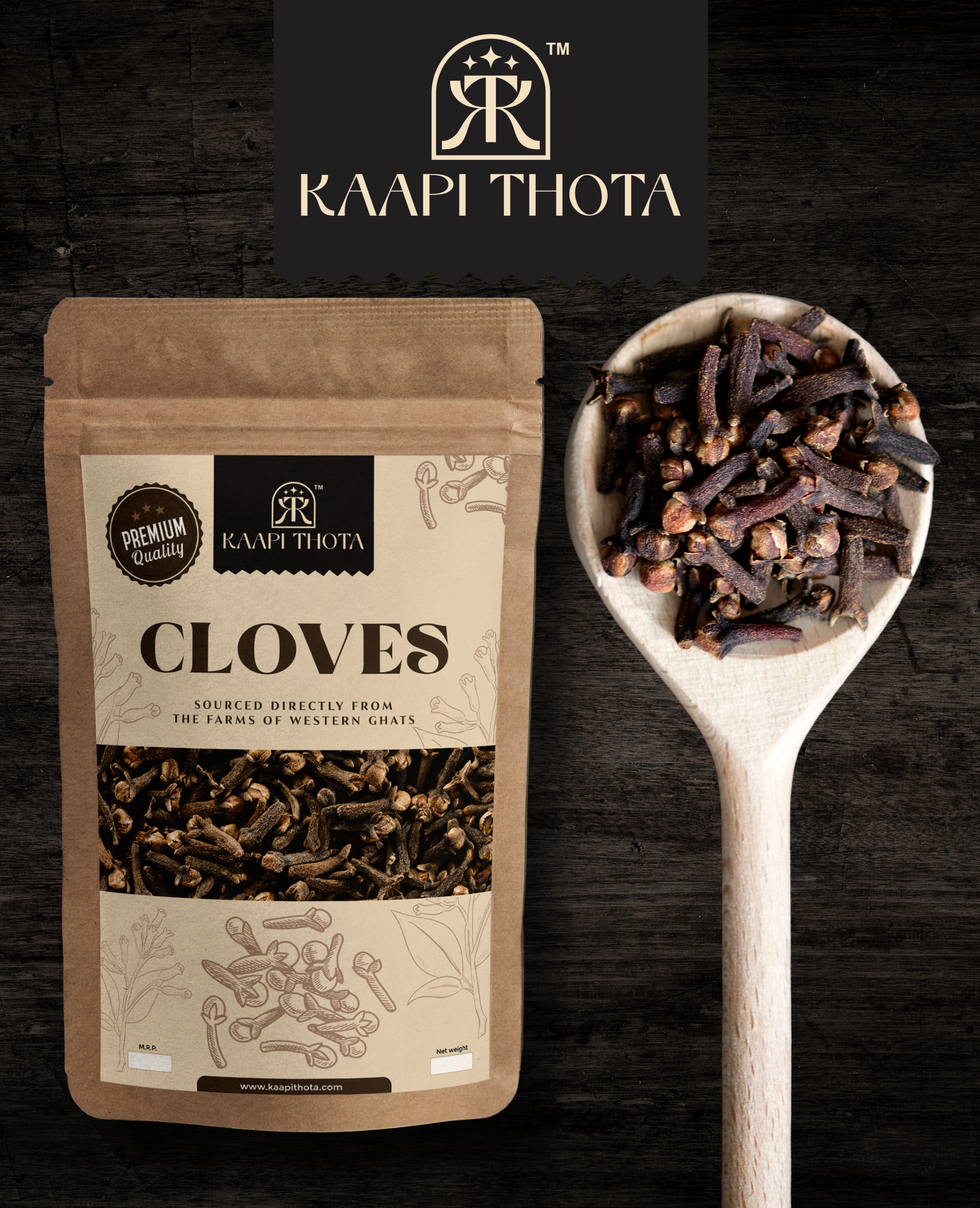 Kaapi Thota Premium Cloves: Sourced from the Scenic Western Ghats