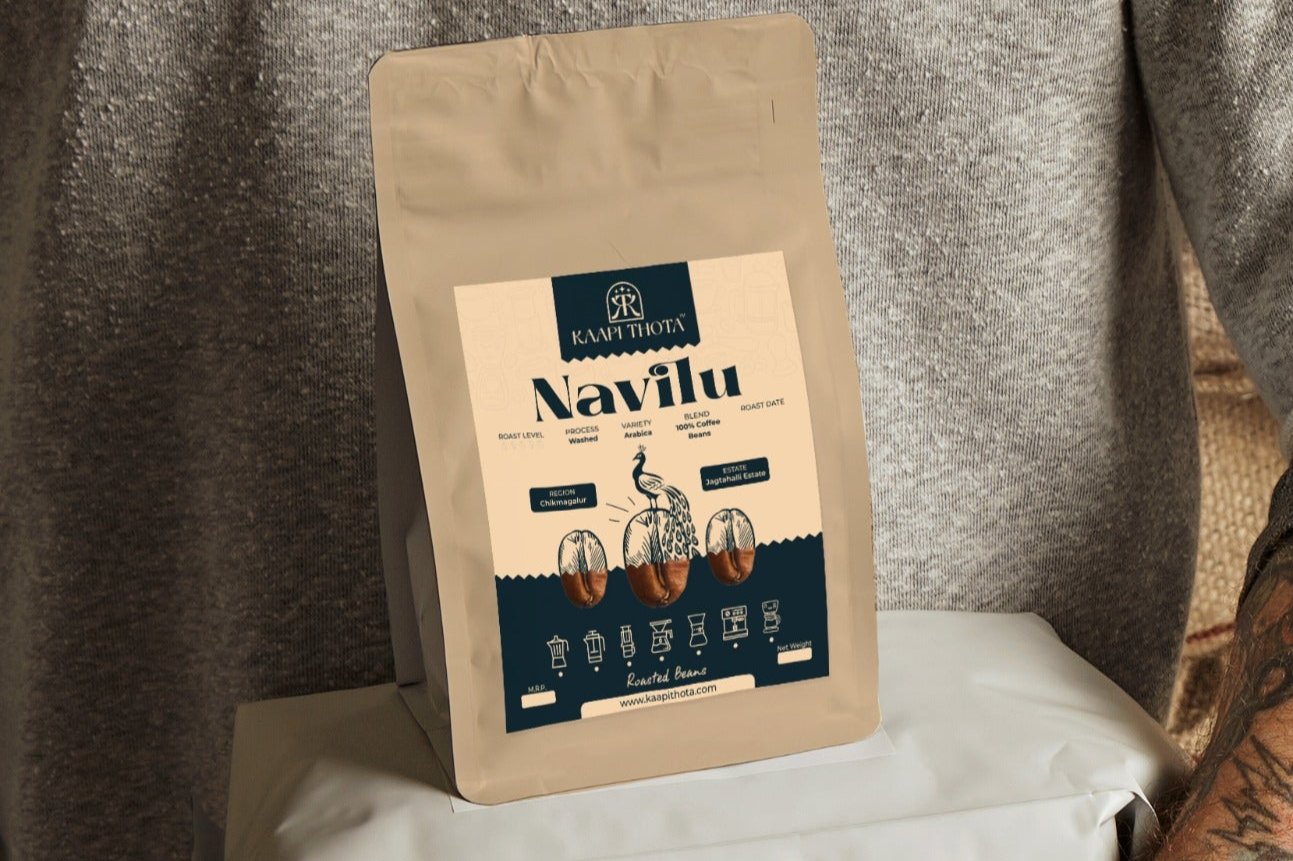 Navilu - 100% Arabica Coffee Beans - Jagtahalli Estate, Chikmagalur