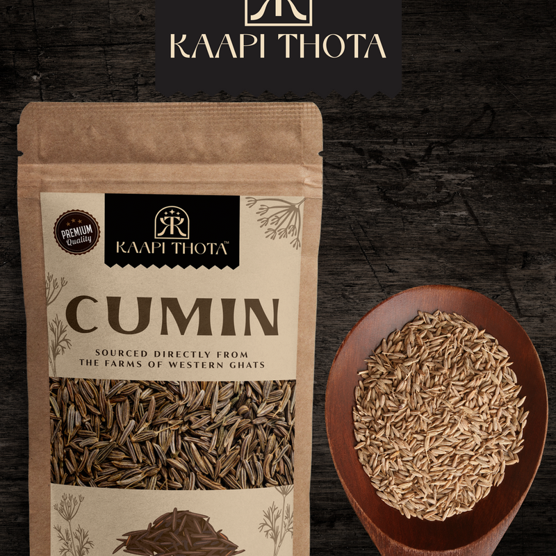 KAAPI THOTA Premium Cumin Seeds - Rich Aroma and Flavor
