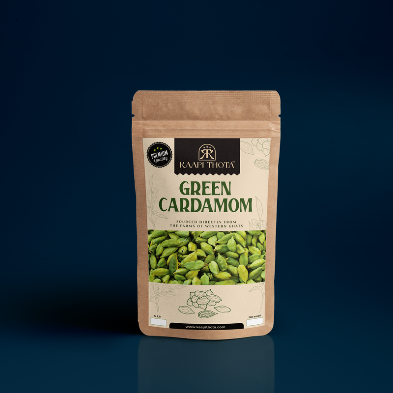Green Cardamom Whole - 8mm - Premium