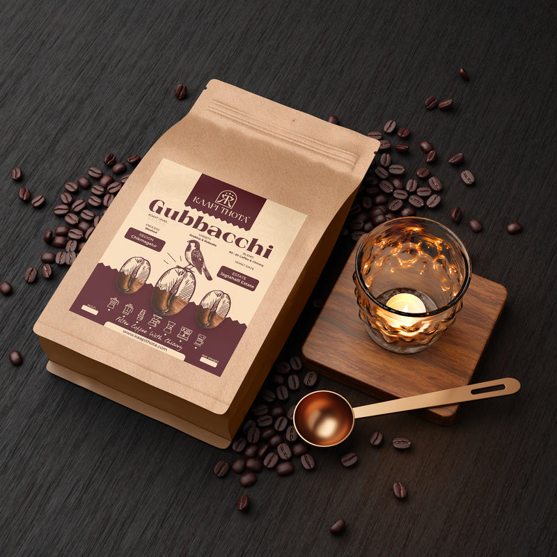 Gubbacchi - Filter Coffee with Chicory - 80:20 Blend - Chikmagalur Coffee