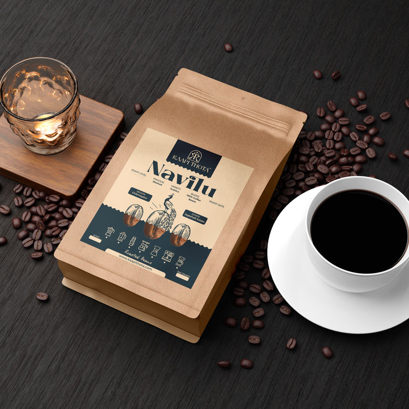 Navilu - 100% Arabica Coffee Beans - Jagtahalli Estate, Chikmagalur