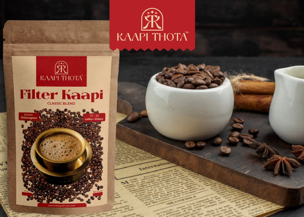 Classic Blend - 70:30 Filter Coffee Powder - Kaapi Thota Traditional Delight