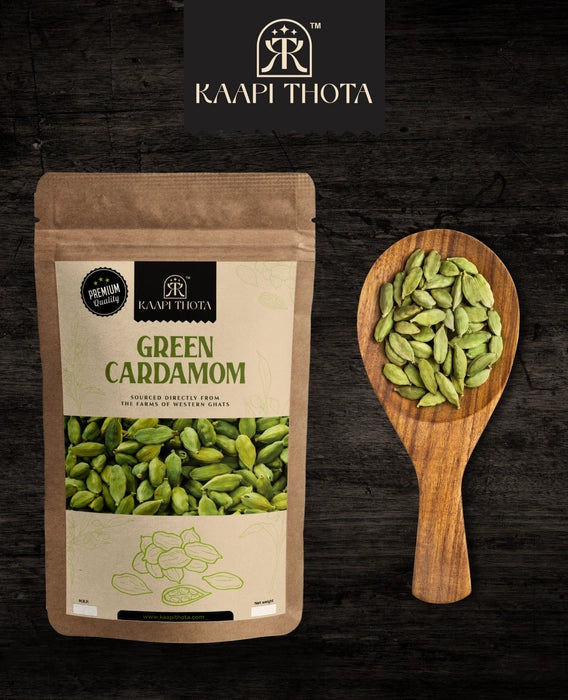 Green Cardamom Whole - 8mm - Premium