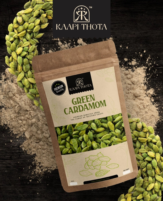 Green Cardamom Whole - 8mm - Premium